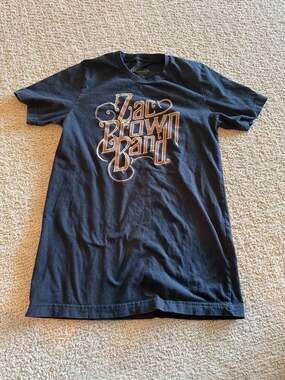 Zac Brown Band 2017 Welcome Home Tour Concert T-Shirt Black Small